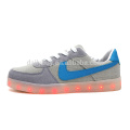 Youth fashion USB Charging casual rubber led light shoes sneaker shoes